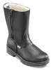 Safety boot black, with lambskin lining