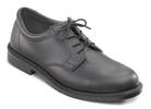 Office shoe black with steel toe S1