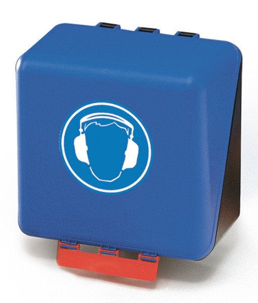 SecuBox for ear protection, blue