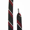 Laces black/red/silver, flat