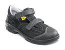 Safety sandal S1, nubuk, black