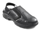 Safetyshoe black, with heel strap