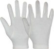 Cotton gloves white
